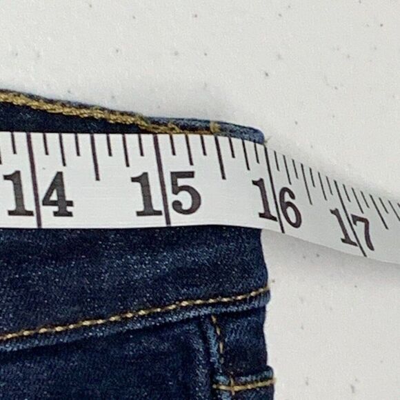 Gap Denim Jeans sz 29 Reg Jegging Dark Wash Inseam 25.5" Women's Crop - Picture 4 of 11